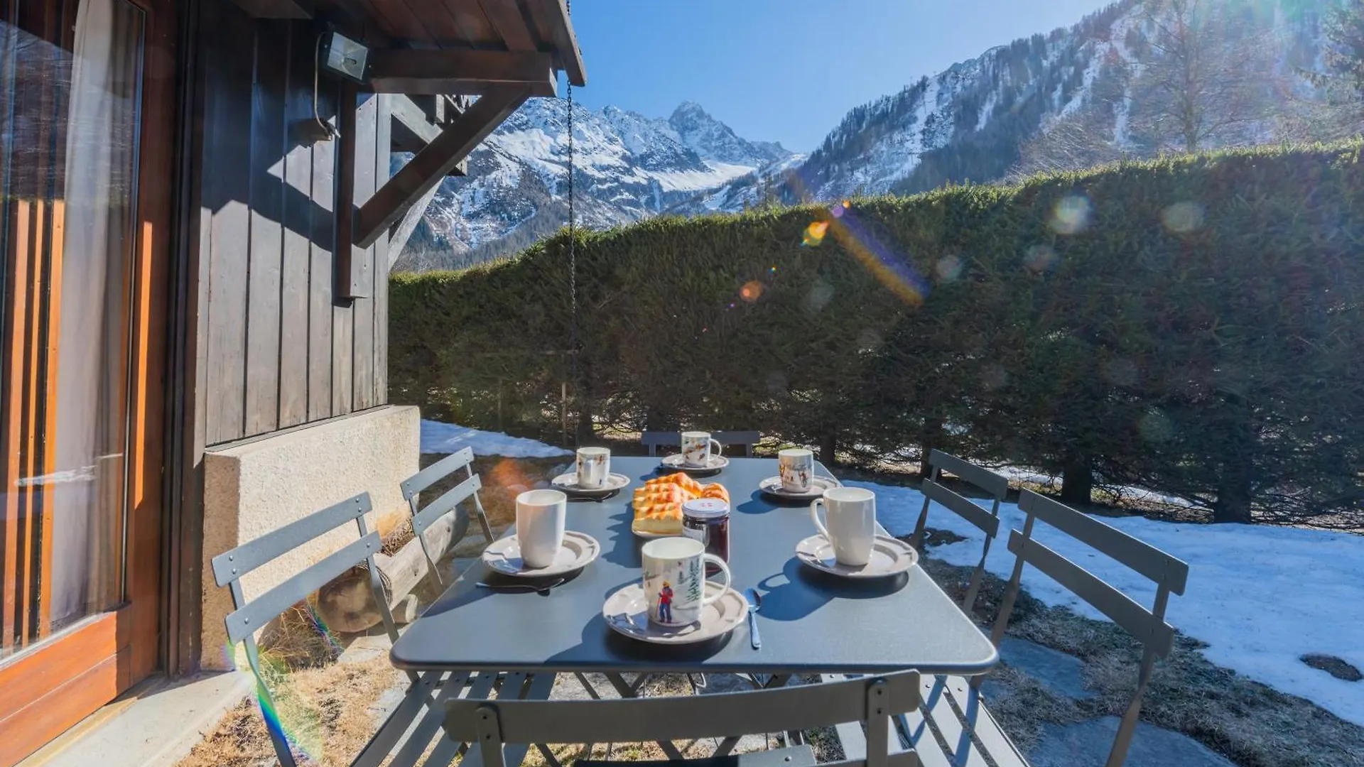 公寓 Chalet Grands Montets -Garden -Ski In Out - Happy Rentals 霞慕尼